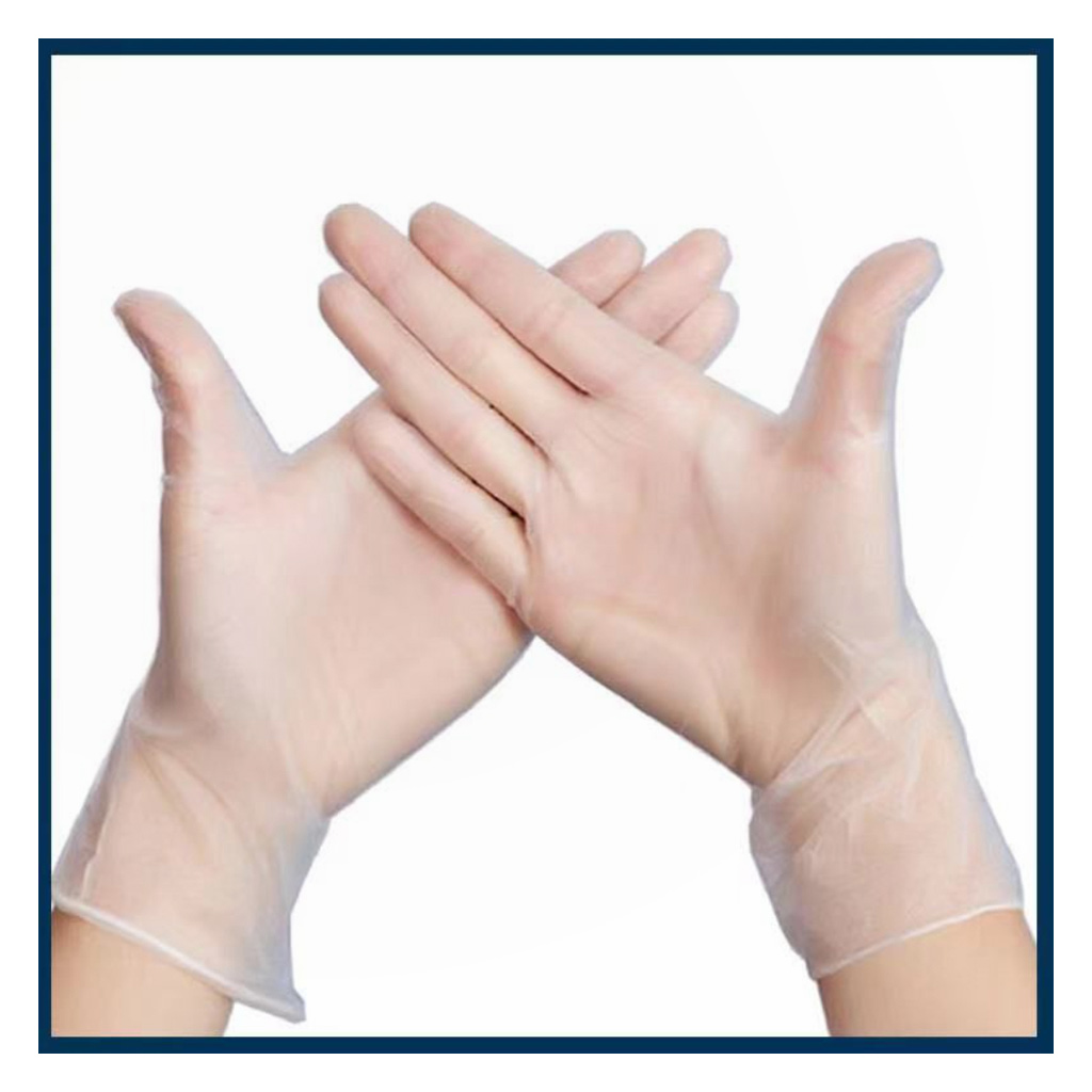 Intco, Synguard Powder Free Vinyl Gloves, Disposable protective gloves for medical use, small —
