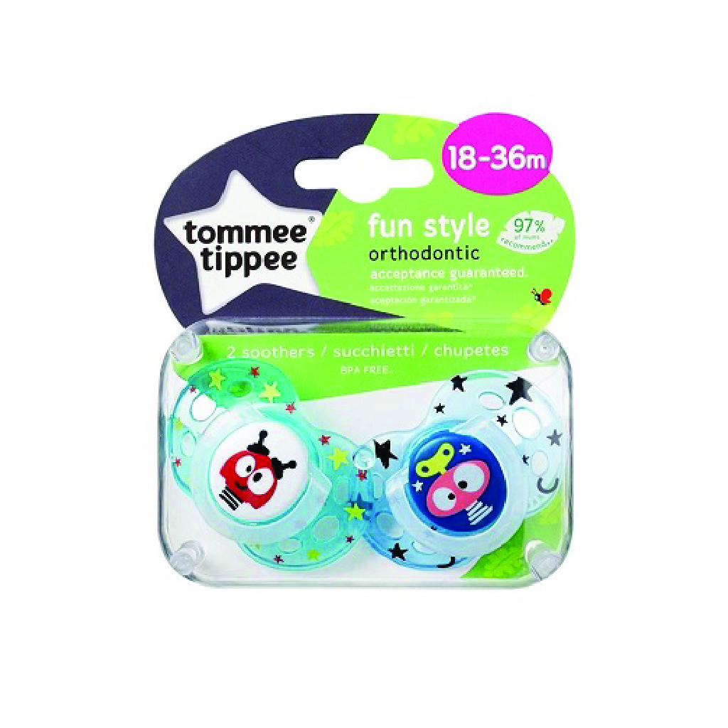TOMMEE TIPPEE PACIFIER FUN TIME 18-36M