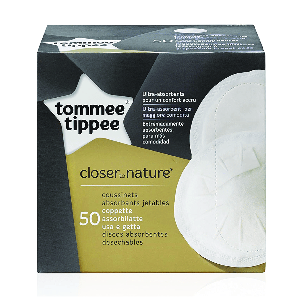 Tommee Tippee, Breast Pads, Absorbent disposable breast pads, 50 pieces