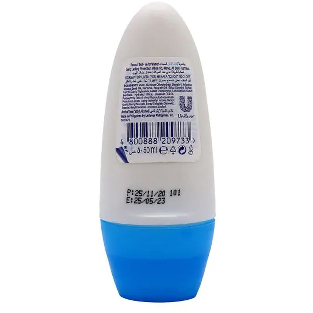 Rexona, Motion Sense Cotton Dry Anti-Perspirant Roll-On, Long-lasting sweat and odor protection, 50ml