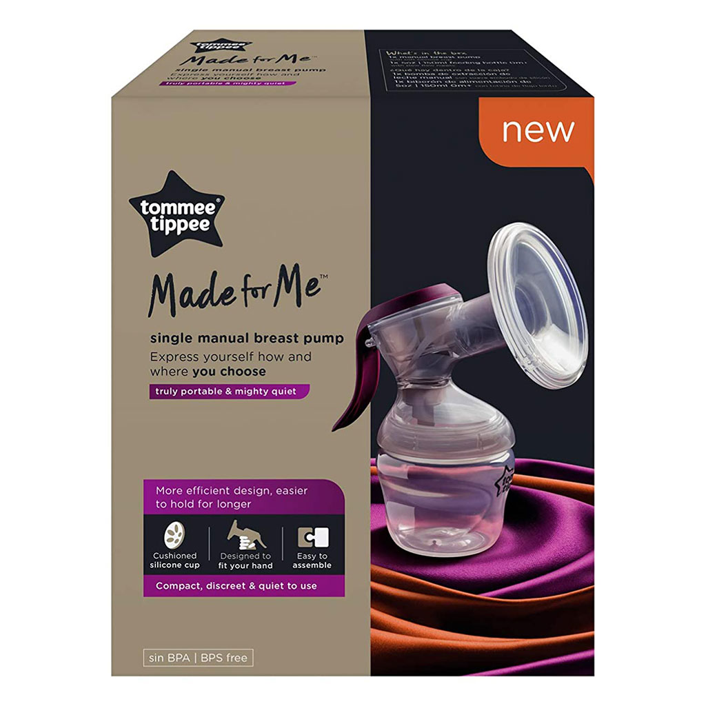 Tommee Tippee, Made For Me Single Manual Breast Pump, Manual breast pump for nursing mothers