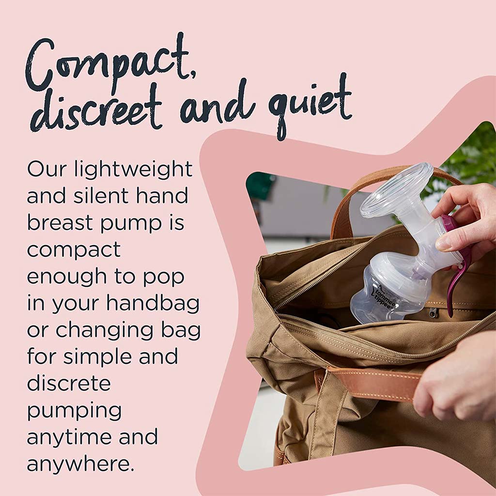 Tommee Tippee, Made For Me Single Manual Breast Pump, Manual breast pump for nursing mothers