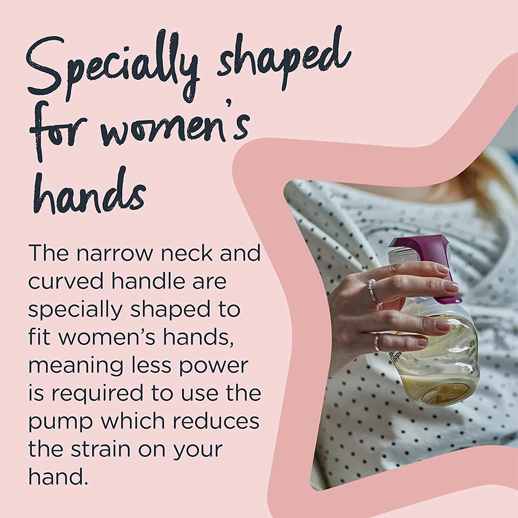 Tommee Tippee, Made For Me Single Manual Breast Pump, Manual breast pump for nursing mothers