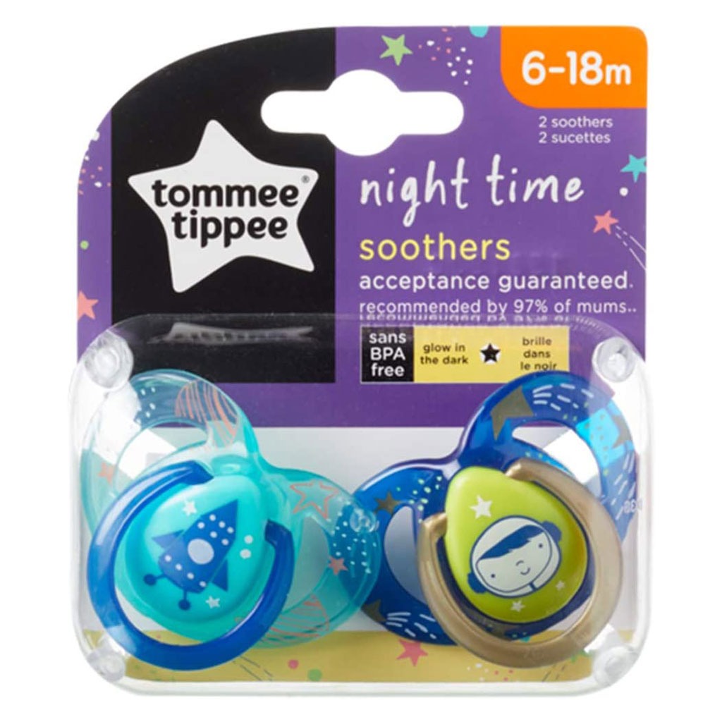 Tommee Tippee Pacifier Night Time 6-18M