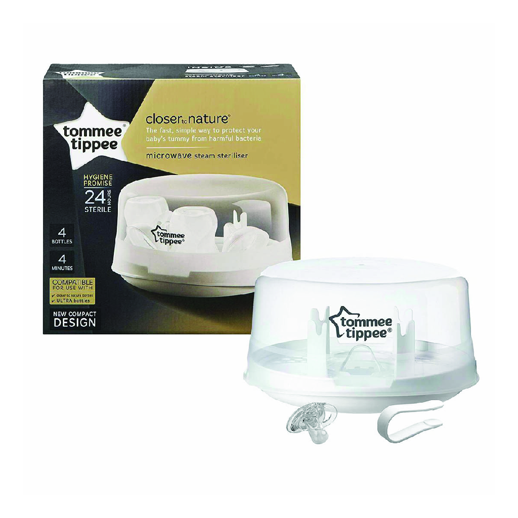 Tommee Tippee, Microwave Sterilizer, Steam sterilizer for baby bottles and accessories
