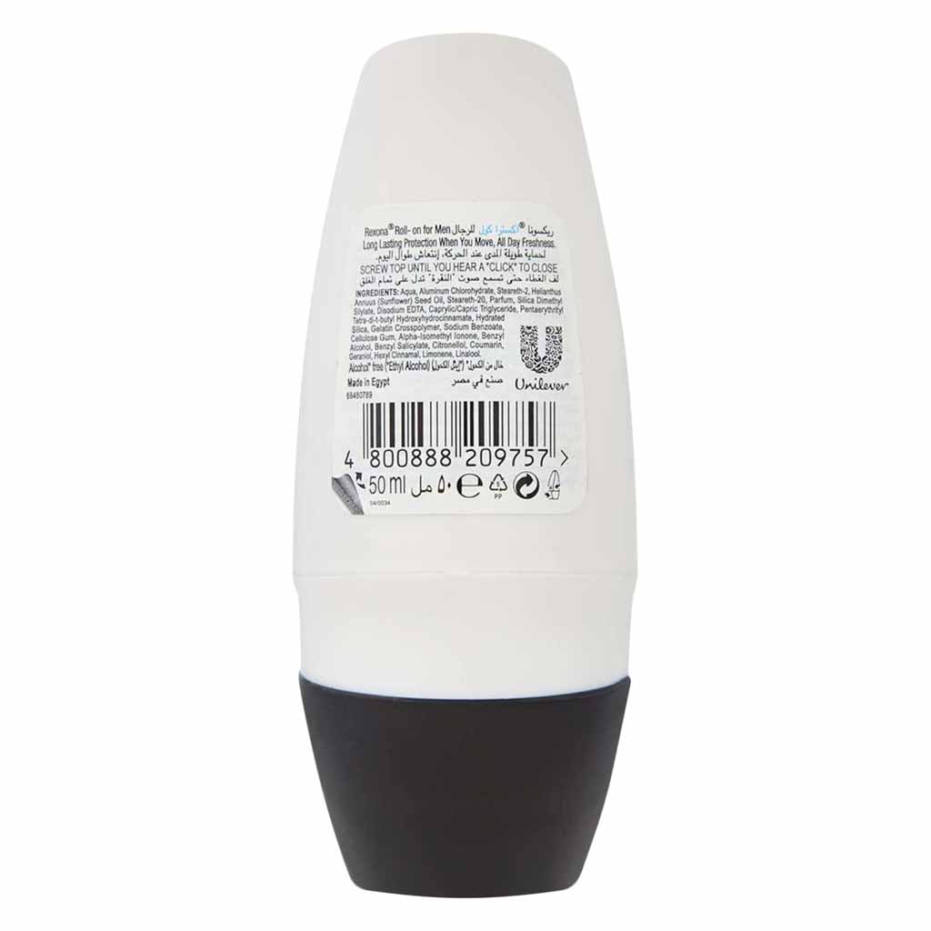 Rexona, Xtra Cool Antiperspirant Roll-On, Long-lasting antiperspirant deodorant for fresh underarms, 50ml