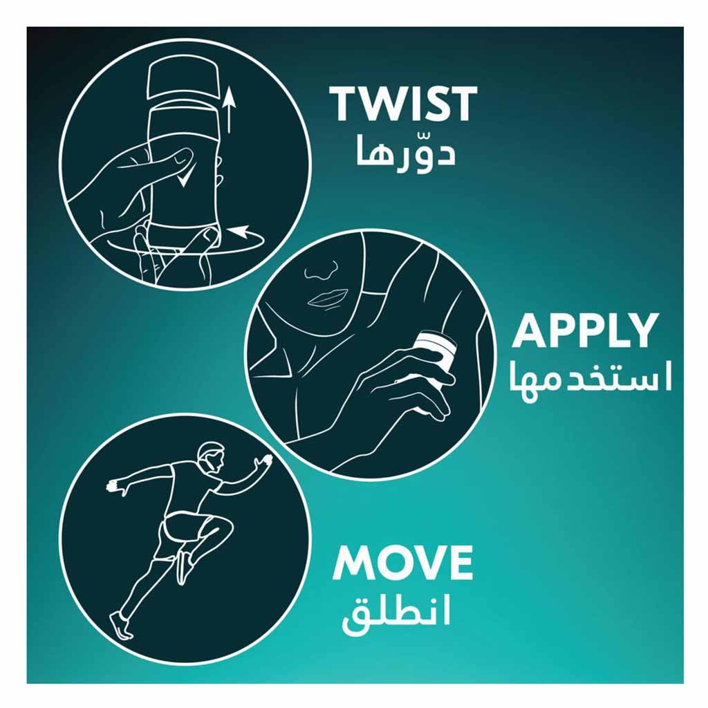 Rexona, Antiperspirant Stick Antibacterial Invisible Deodorant, Long-lasting antibacterial protection for underarms, 40g