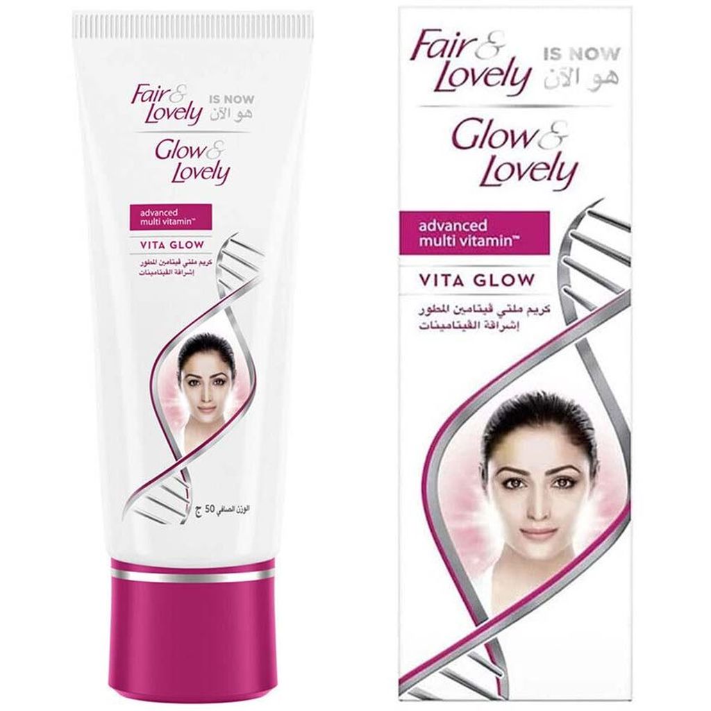 Glow & Lovely, Cream MV FB LLF, Brightening cream for radiant and even skin tone, 50 g
