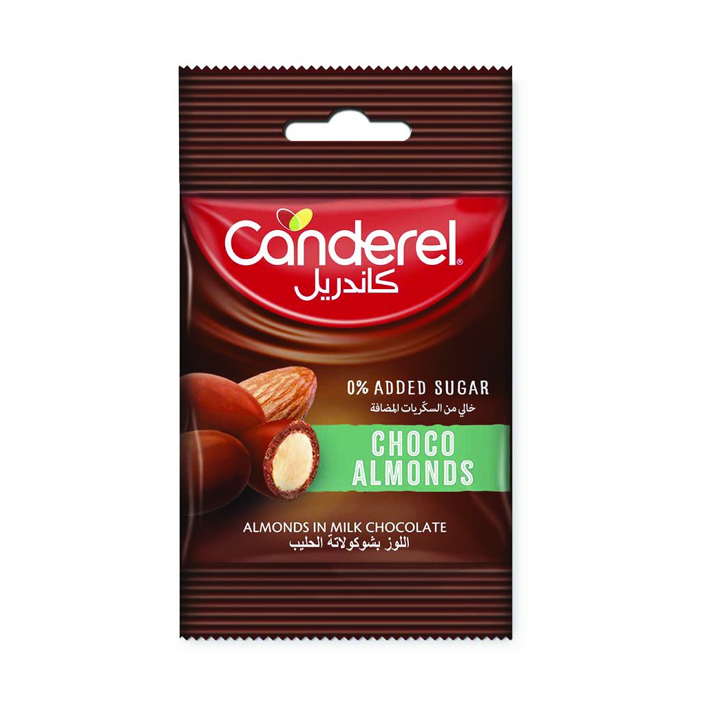 CANDEREL ALMONDS POUCH 40 GM