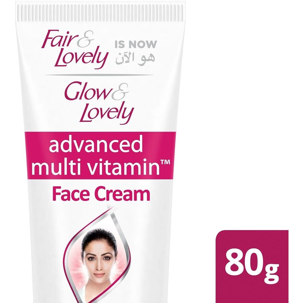 Glow & Lovely, Cream MV FB LLF, Brightening cream for radiant and even skin tone, 80 g