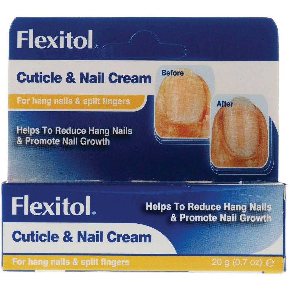 Flexitol, Cuticle and Nail Cream, Nourishing cream for dry cuticles and nails, 20g