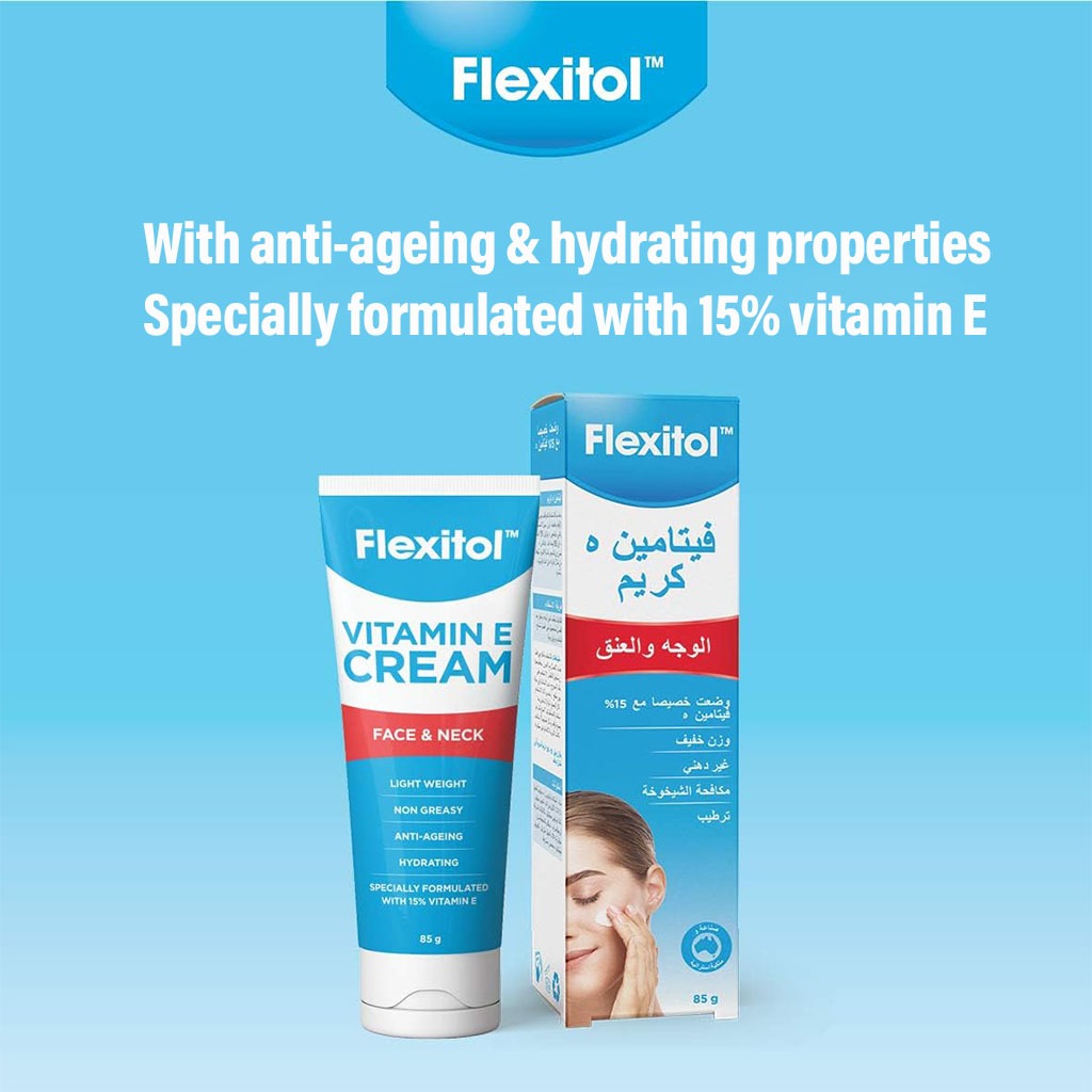 Flexitol Vitamin E Cream Face & Neck 85 G