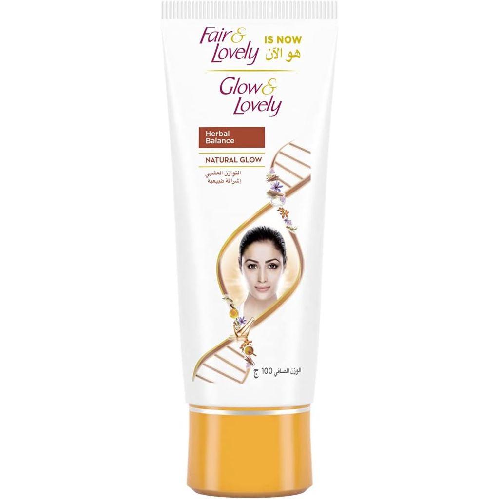 كريم الوجه الطبيعي المتوازن بالأعشاب من Glow & Lovely، 100 غرام