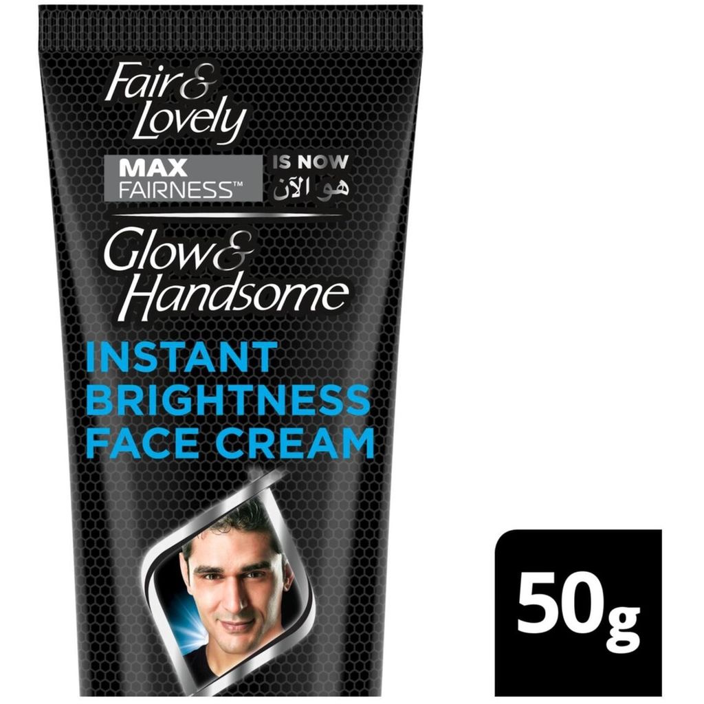 Glow & Handsome, Instant brightening cream foundation, Lightweight foundation for radiant skin, 50g