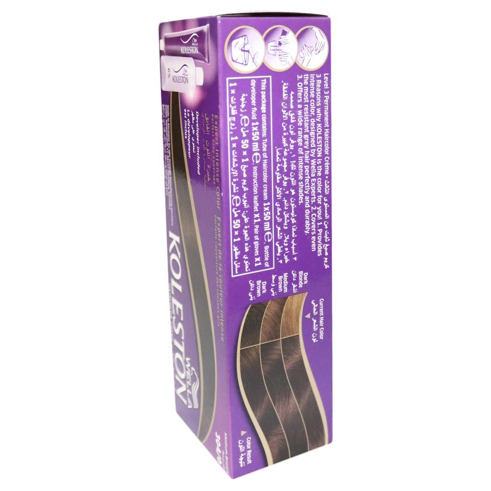 Wella Koleston Hair Color Cream Medium Brown 304/0