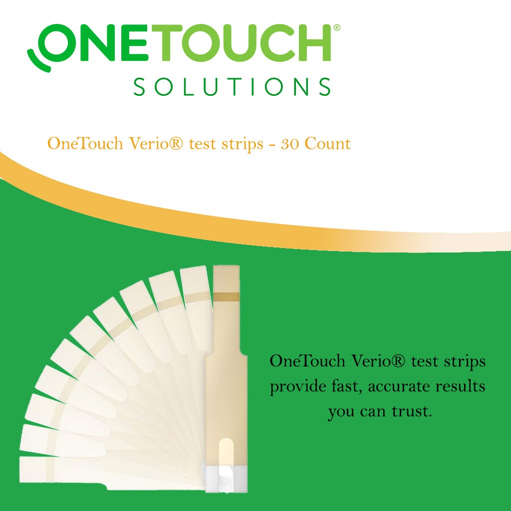 OneTouch, Verio Test Strips, Blood glucose test strips for accurate monitoring