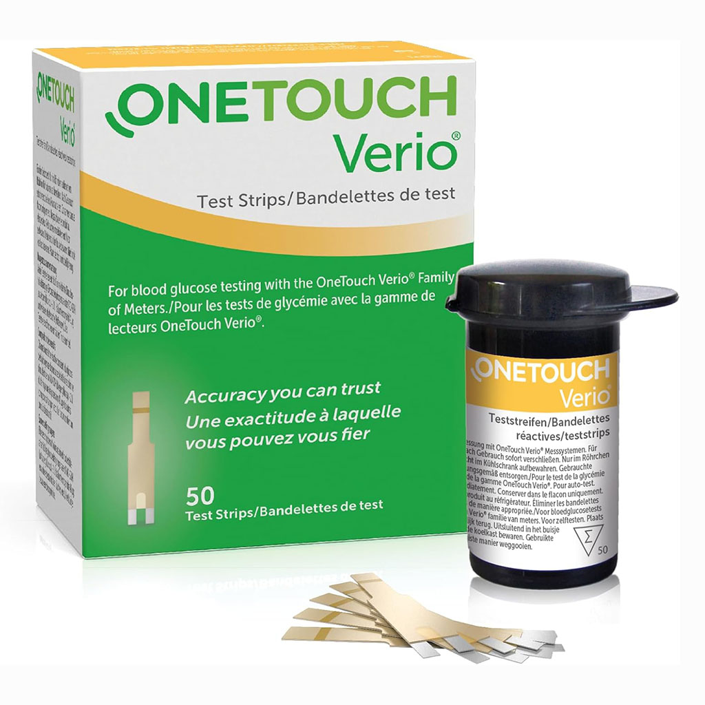 OneTouch, Verio Test Strips, Blood glucose test strips for accurate monitoring