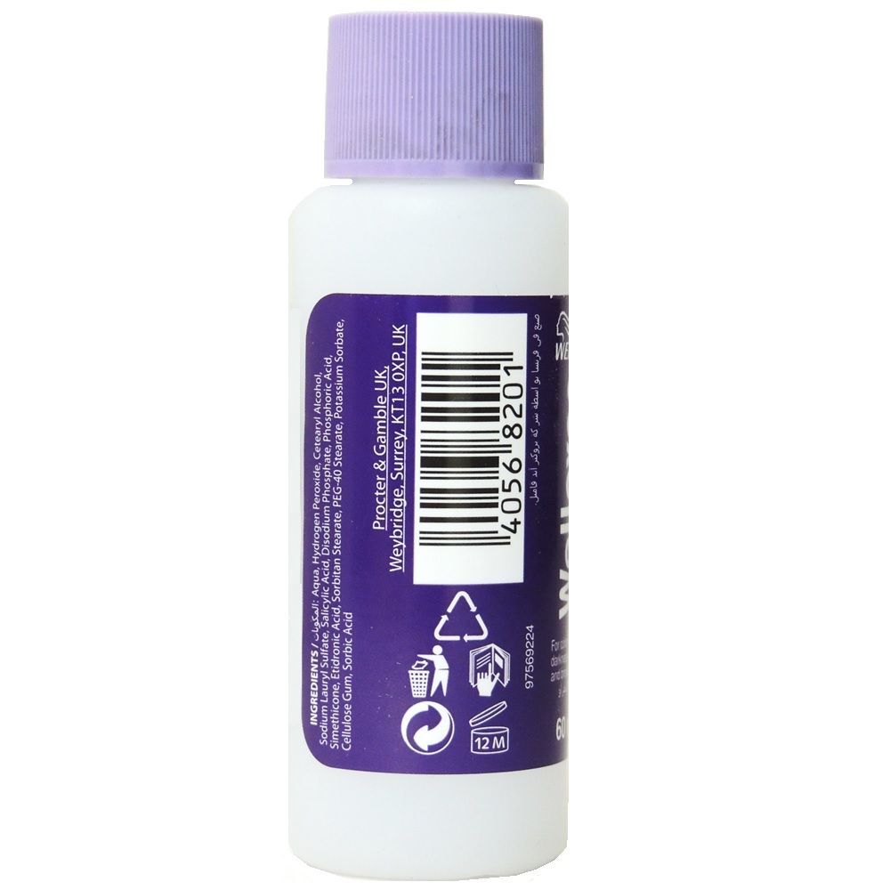 Wella, Welloxon Herbal Developer, Gentle hair color developer with herbal extracts, 60 ml