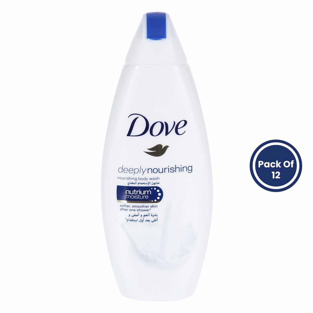 Dove, Deeply Nourishing Body Wash, Hydrating body wash for soft skin, 250ml