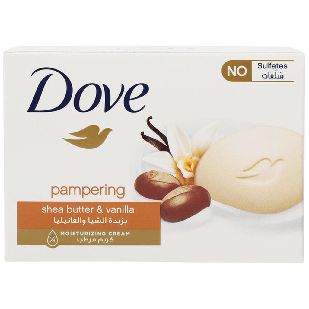 Dove, Bar Soap Shea Butter Denali, Moisturizing soap bar with shea butter for soft skin, 125 g