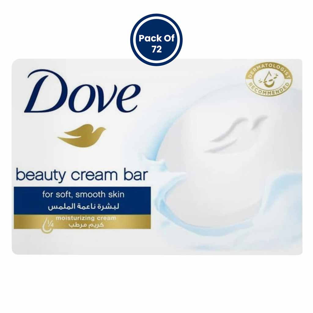 Dove Beauty Moisturizing Cream Soap 75g x Pack of 72