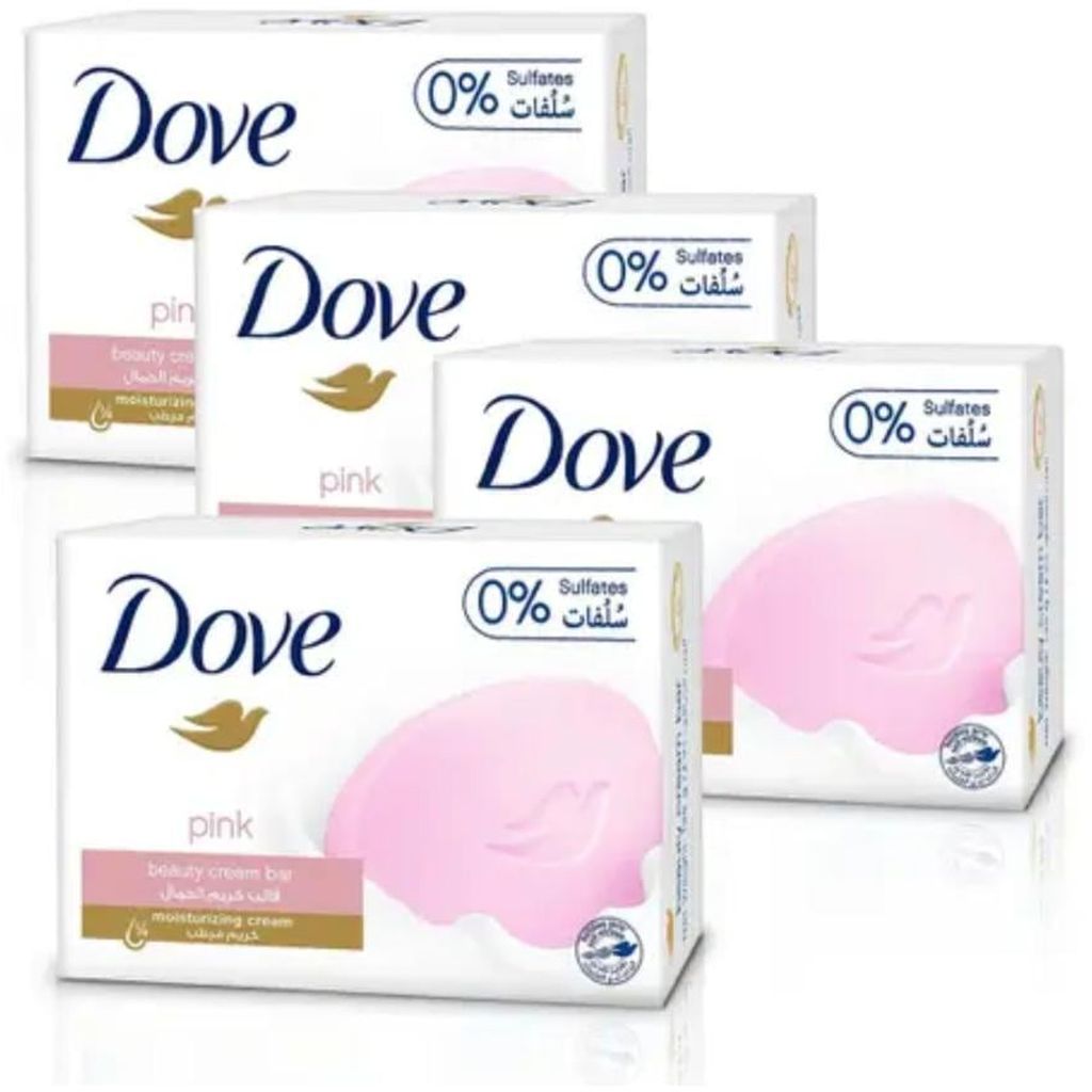 Dove, Bar Soap Pink Vl Pack Denali, Gentle moisturizing soap bar for everyday use, 125 g