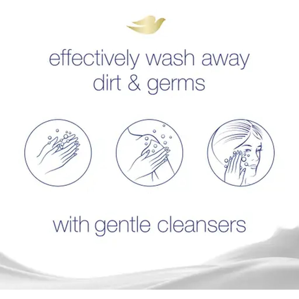 Dove, Bar Soap Pink Vl Pack Denali, Gentle moisturizing soap bar for everyday use, 125 g