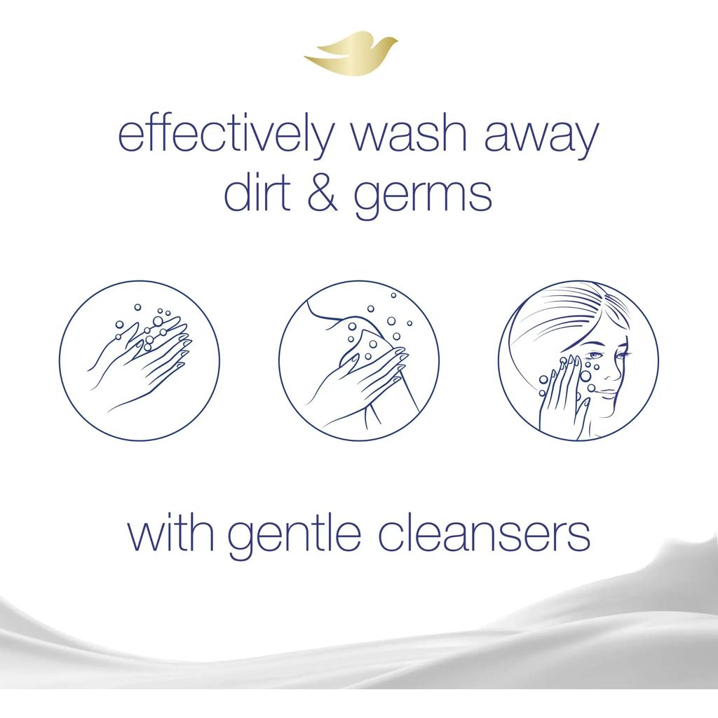 Dove, Beauty Cream Bar, Moisturizing cream soap for soft skin, 125 g