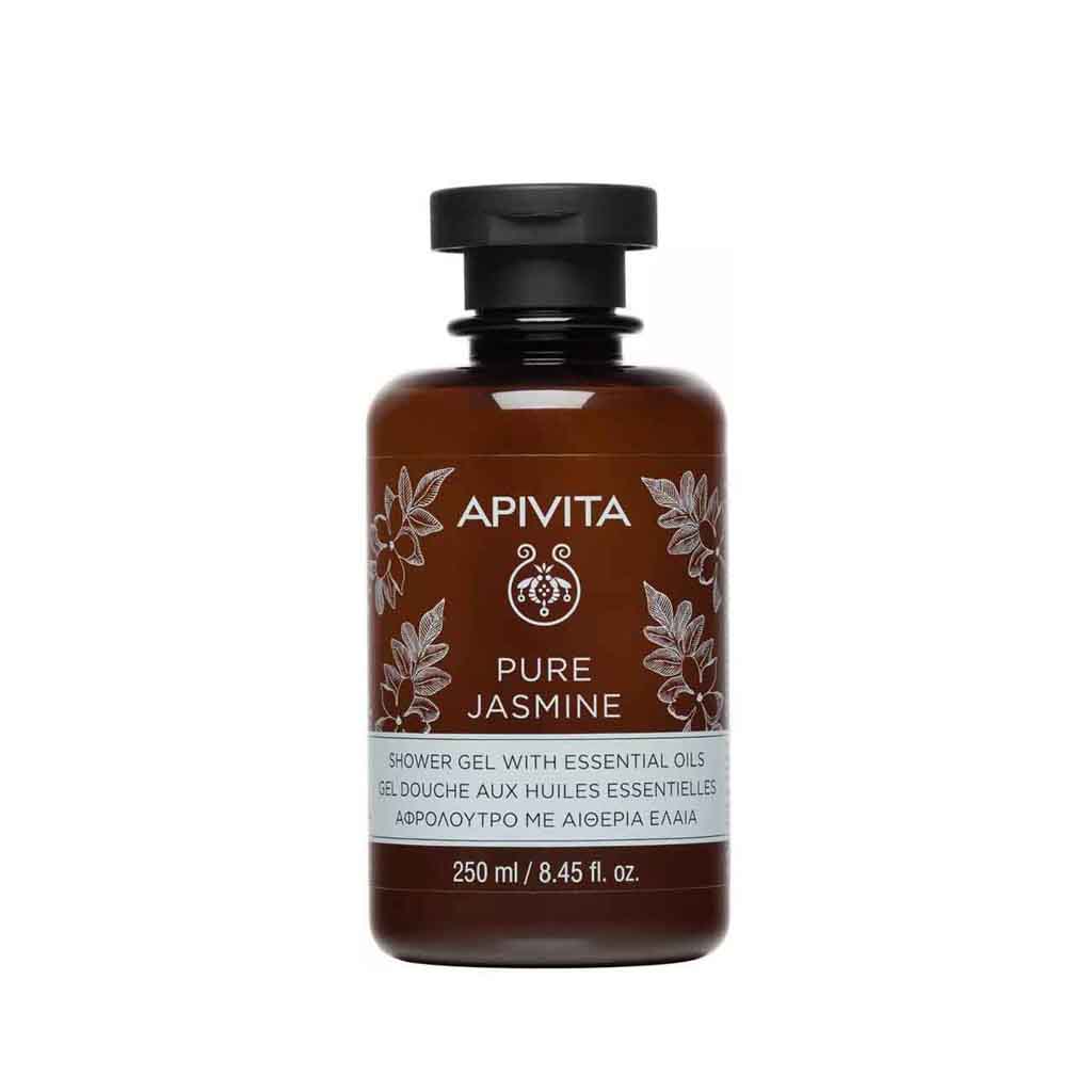 Apivita, Refreshing Fig Shower Gel, Energizing formula with essential oils for soft skin, 250 ml