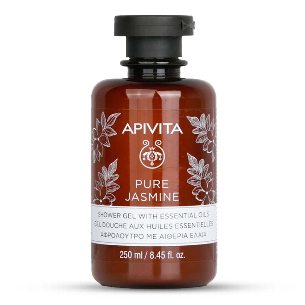 Apivita, Shower Gel Pure Jasmin, Lightweight moisturizing gel, 250ml