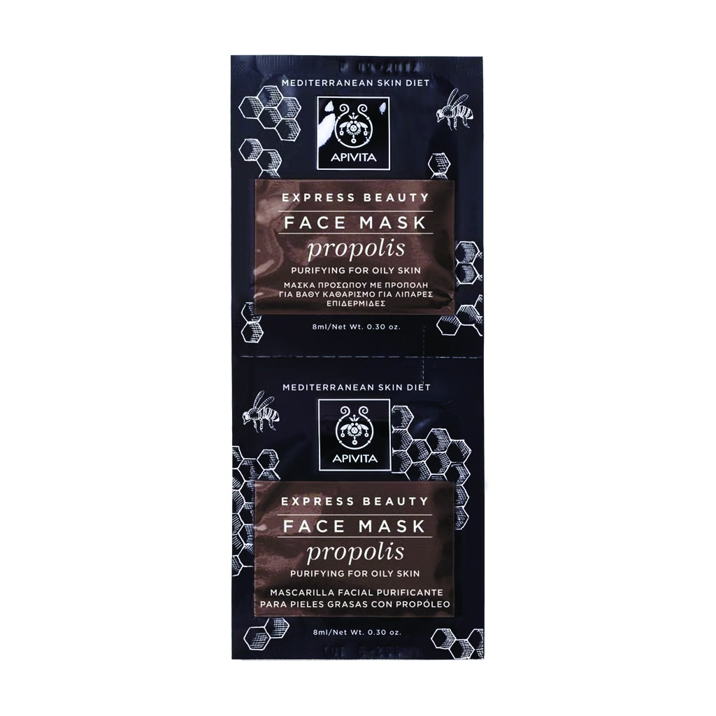 Apivita Express Beauty Face Mask Propolis 2X8Ml