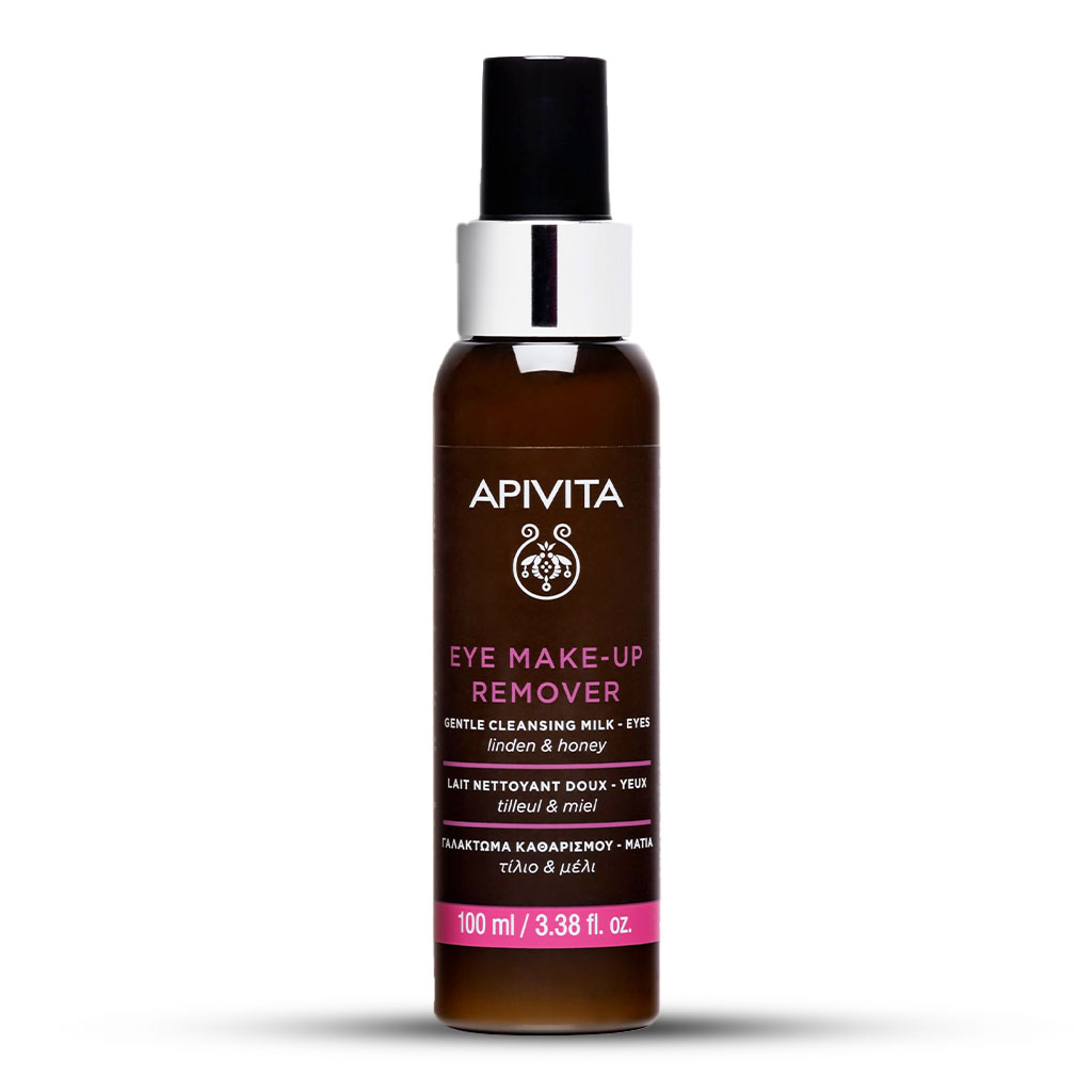 Apivita, Eye Makeup Remover Milk, Gentle cleanser for eyes, 100 ml