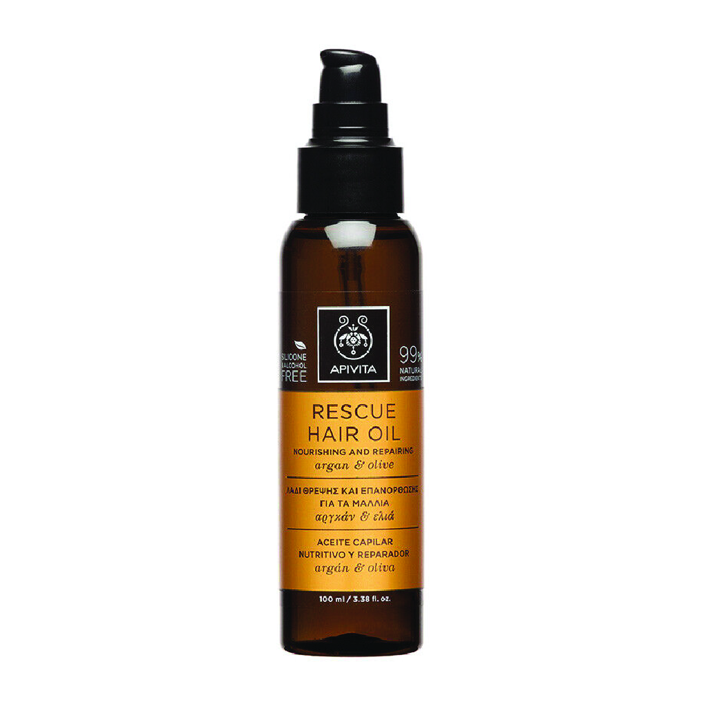 Apivita Rescue Hair Oil Argan and Olive 100 ml