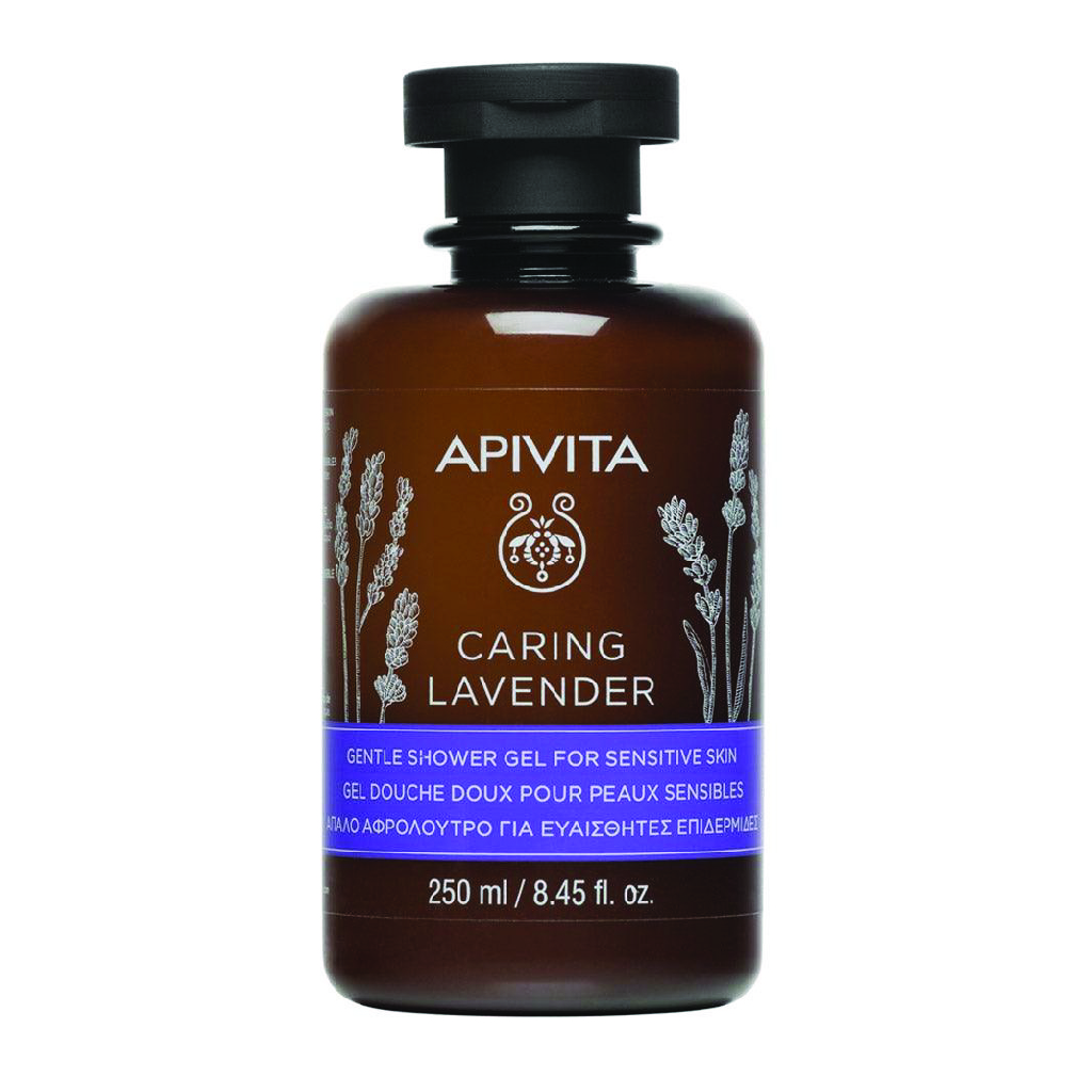 APIVITA SHOWER GEL CARING LAVENDER 250ML