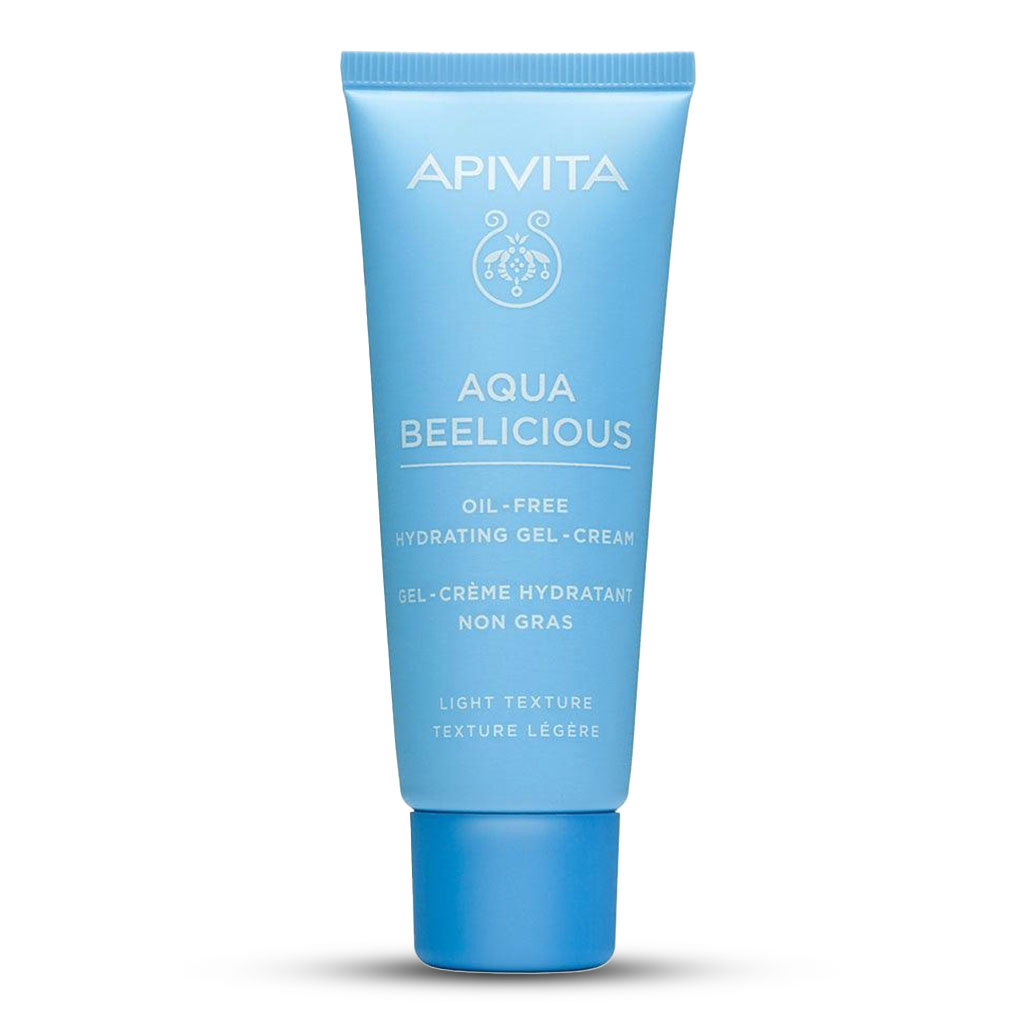 Apivita, Aqua Bee-Licious Oil Free Hydrating Gel Cream, Lightweight gel cream for oily and combination skin, 40 ml