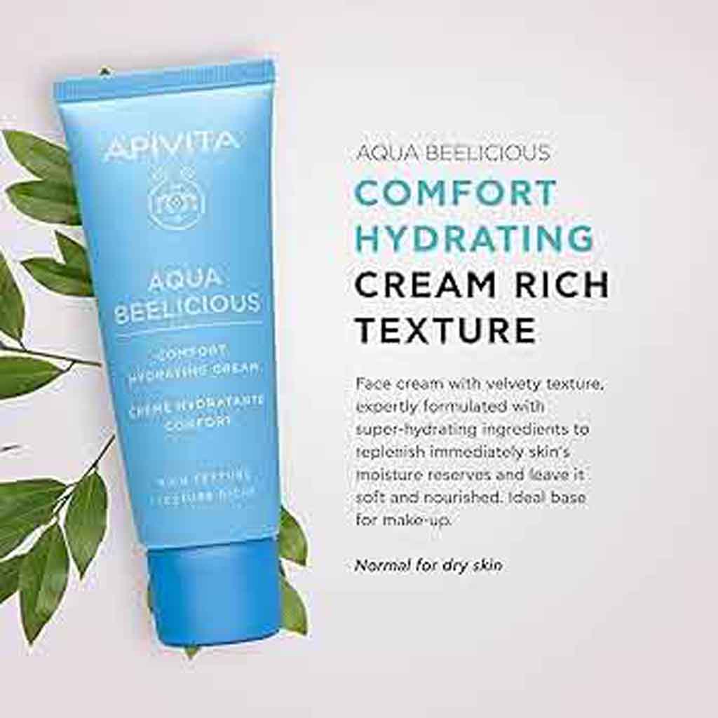 Apivita, Aqua Bee-licious Hydrating Cream, Lightweight moisturizing cream, 40 ml