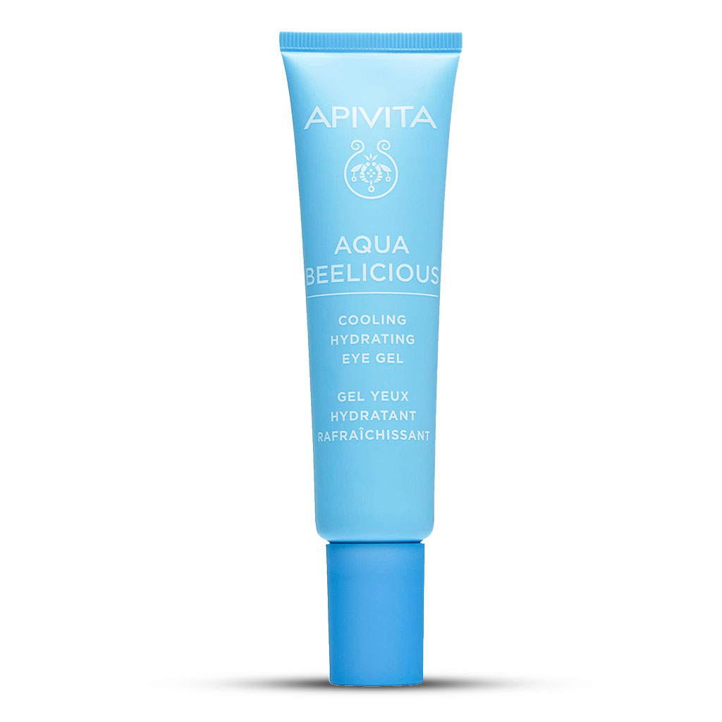 Apivita, Aqua Bee-licious Cooling Hydrating Eye Gel, Lightweight moisturizing gel, 15ml