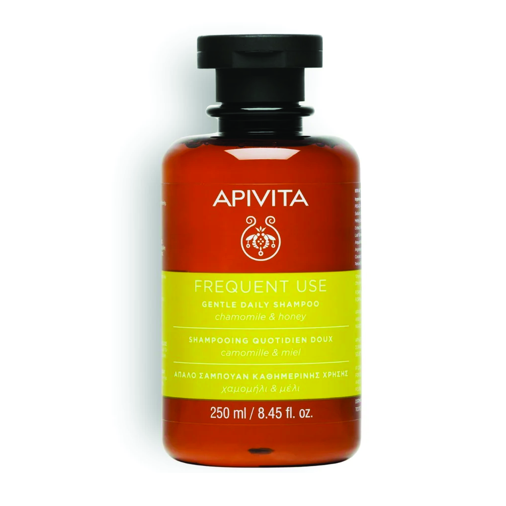 Apivita, Frequent Use Shampoo Chamomile & Honey, Cleanses and Nourishes Hair, 250 ml