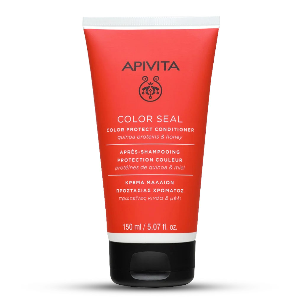 Apivita, Color Seal Conditioner, Protects and nourishes color-treated hair with quinoa proteins and honey, 150 ml