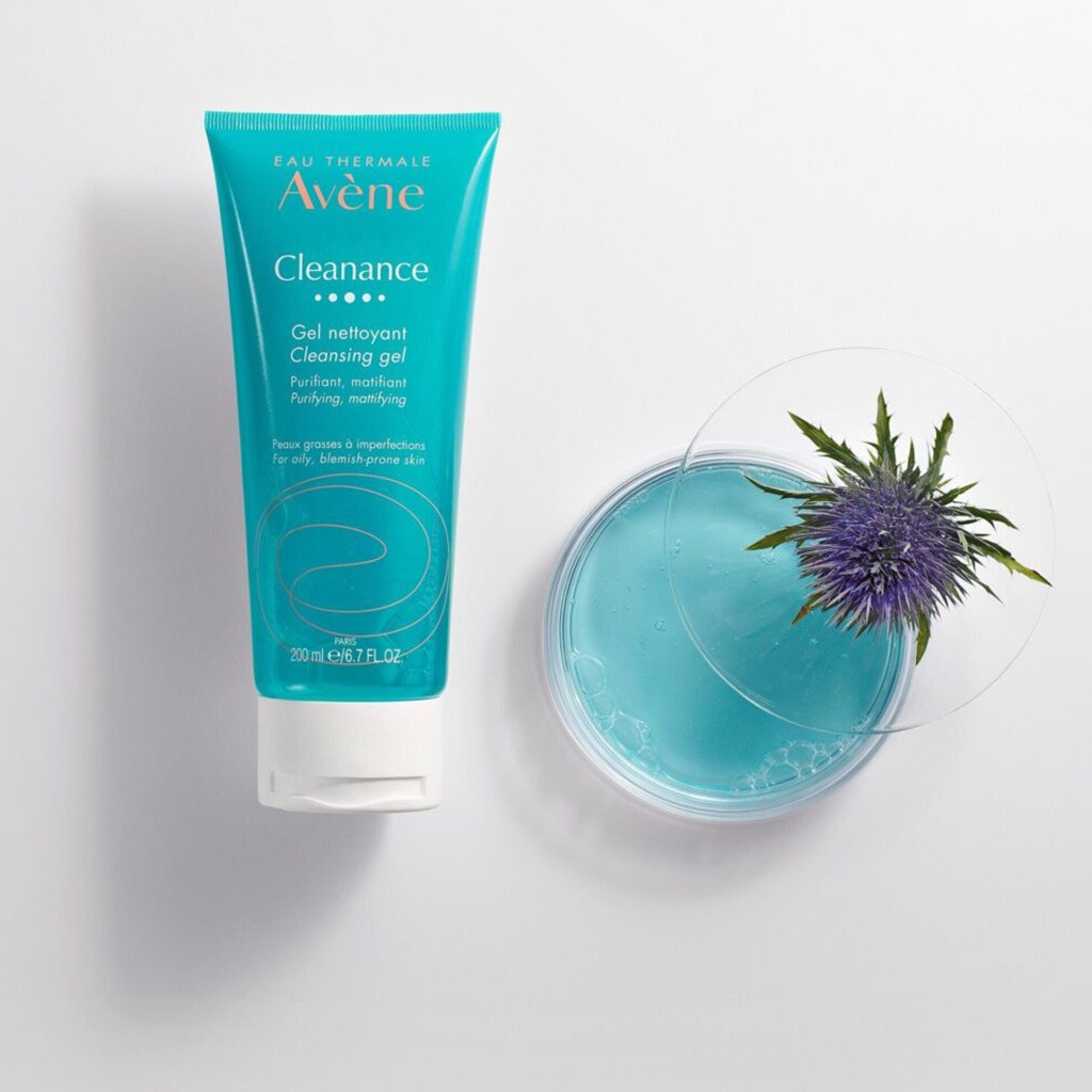 Avene, Cleanance Soapless Cleanser Gel, Gentle gel cleanser for oily and acne-prone skin, 200 ml
