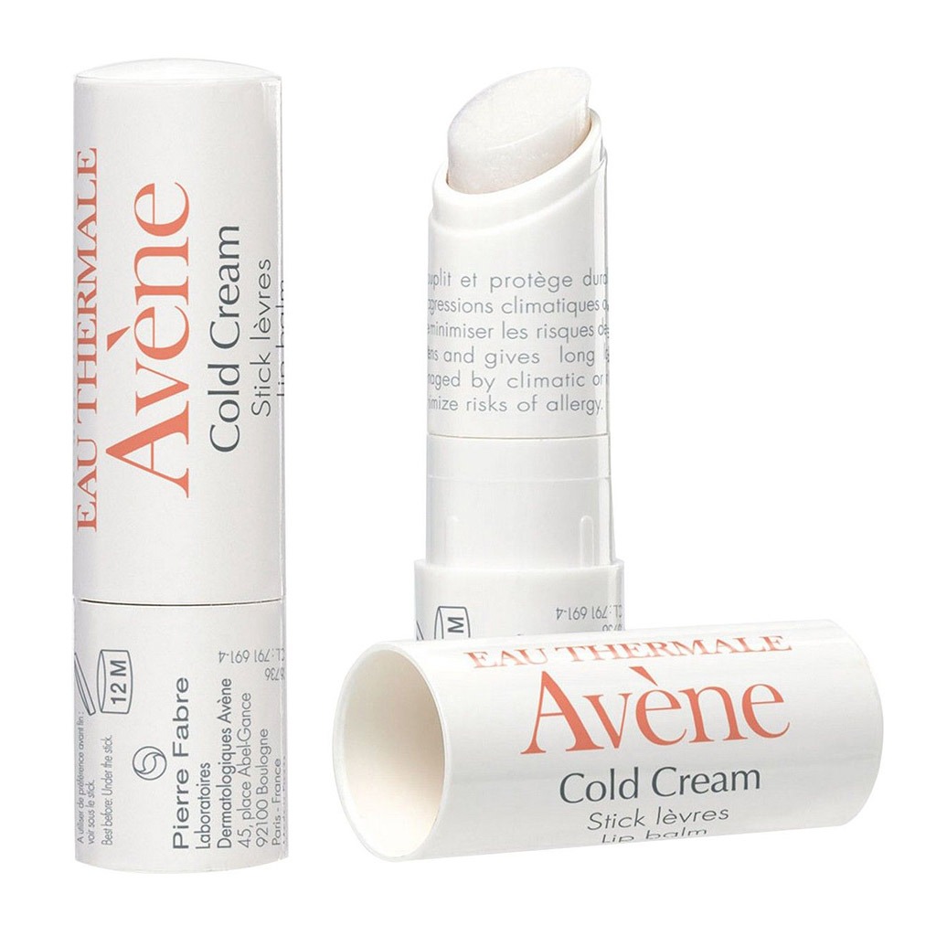 Avène, Cold Cream Lip Balm, Nourishing lip balm, 4 g