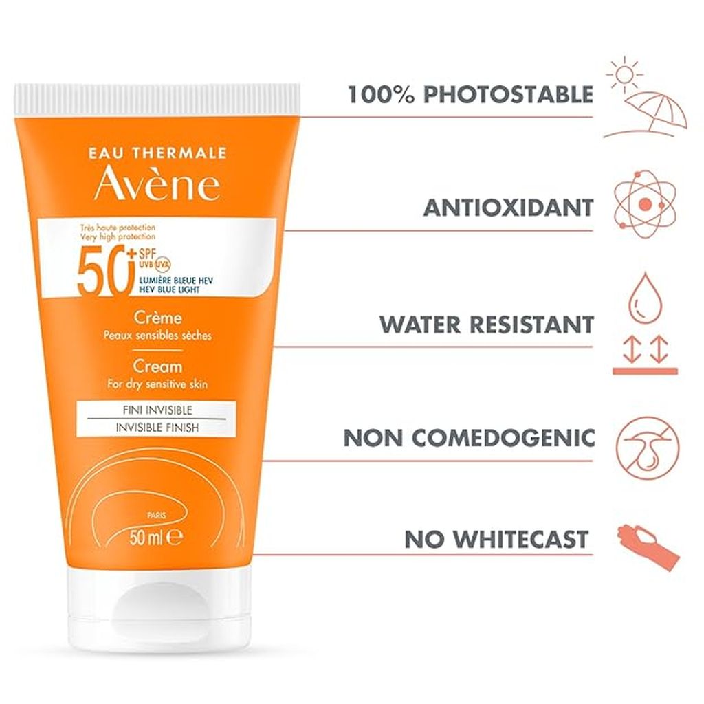 Avene SPF50+ Fragrance-Free Cream, 50ml