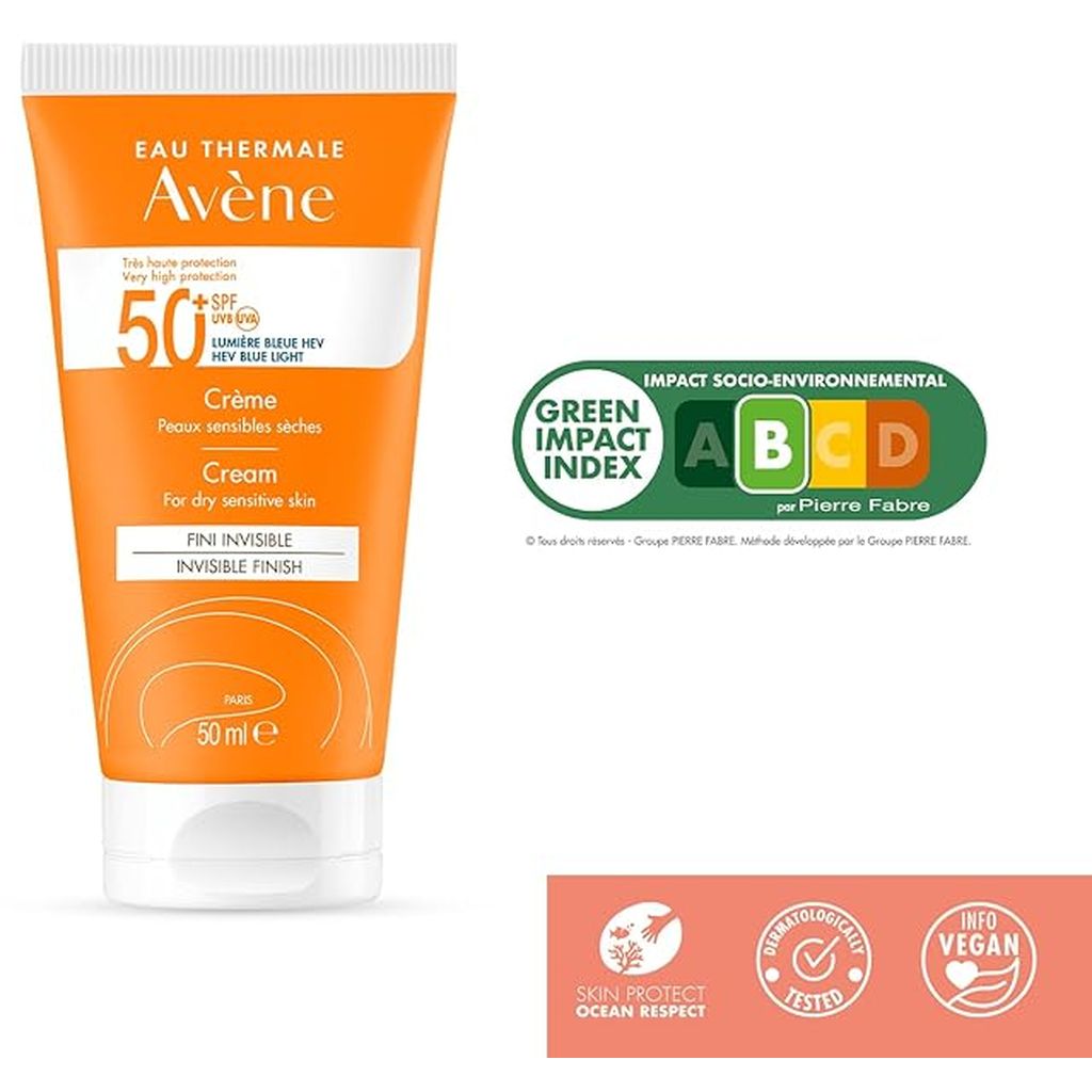 Avene SPF50+ Fragrance-Free Cream, 50ml