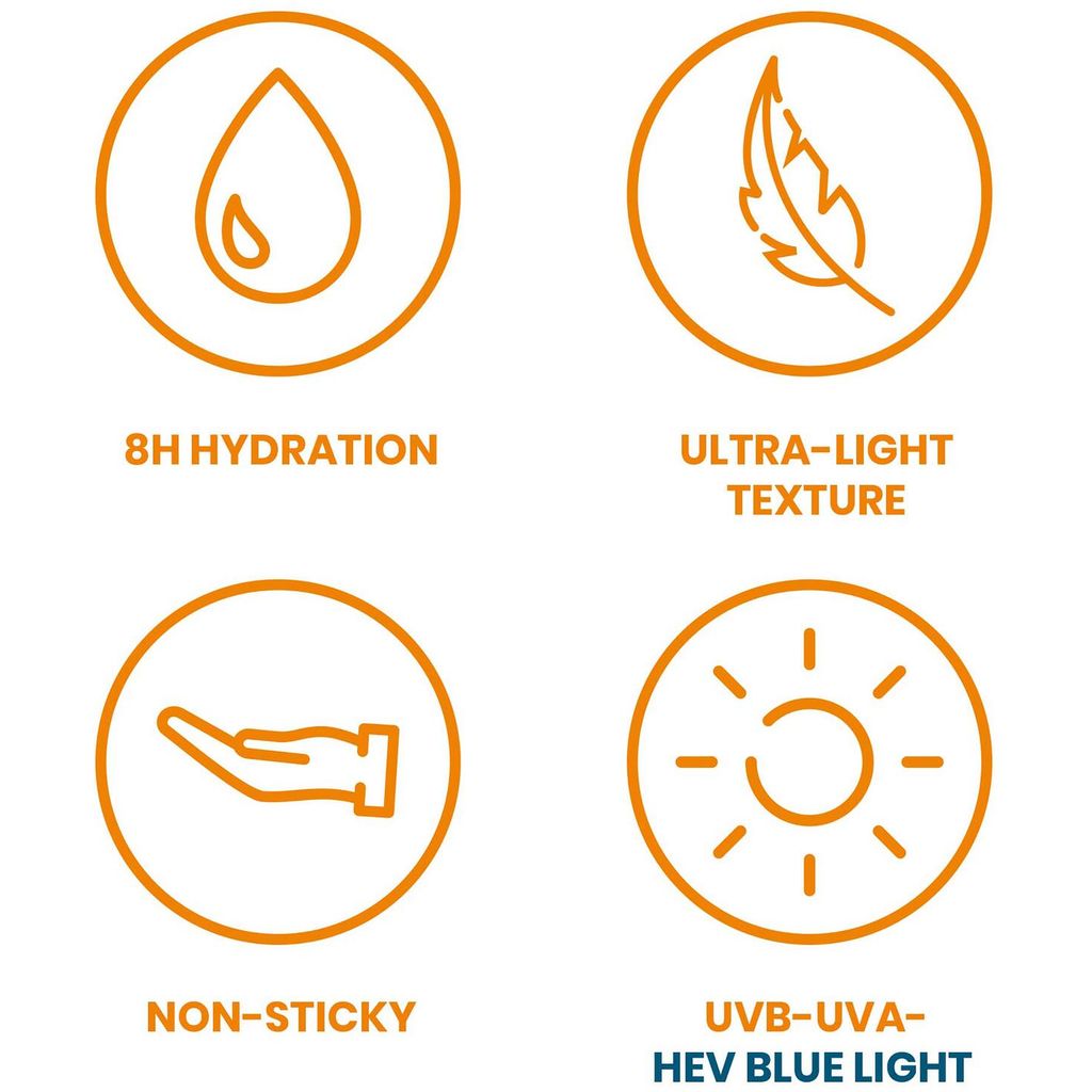 Avene, SPF 50+ Fluid with fragrance, Lightweight high protection sunscreen with pleasant scent, 50 ml