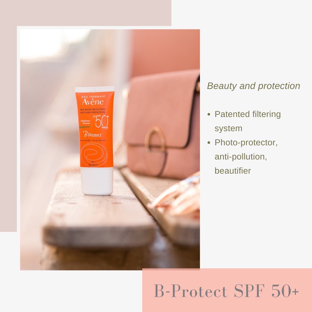 Avène, B-Protect SPF50+ Sunscreen Cream, High protection sunscreen cream for sensitive skin, 30 ml