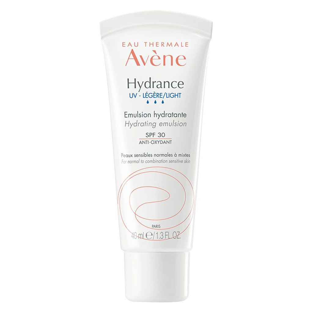 Avène, Hydrance Optimale SPF 30 Emulsion, Hydrating daily sunscreen, 40 ml