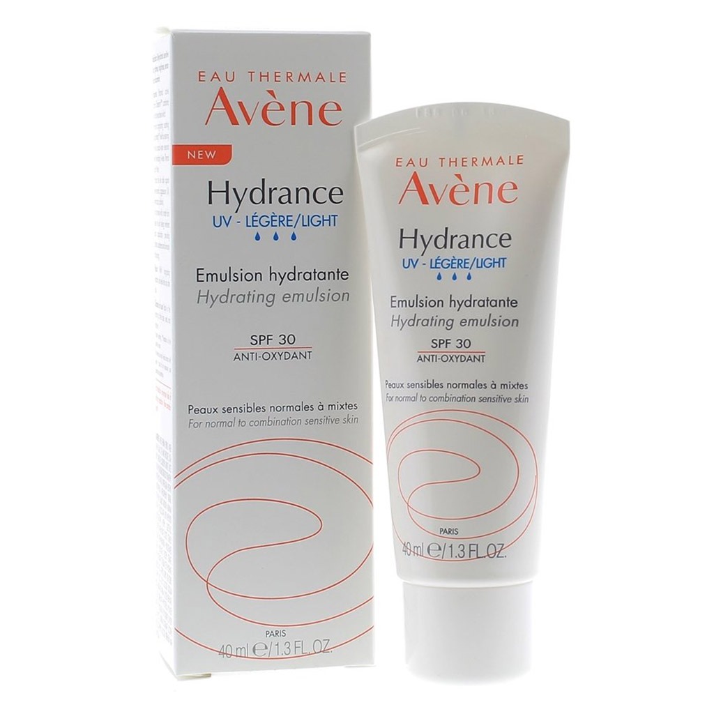 Avène, Hydrance Optimale SPF 30 Emulsion, Hydrating daily sunscreen, 40 ml