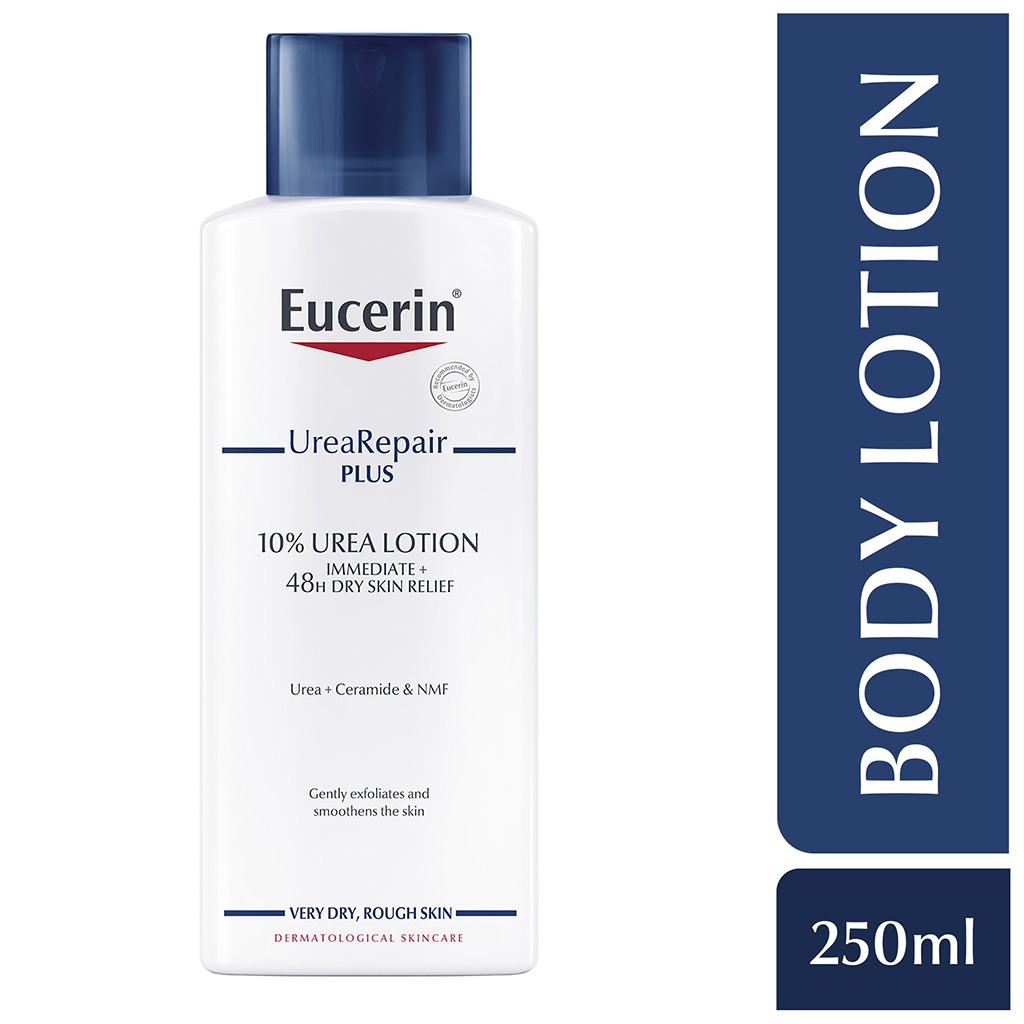 Eucerin, Urea Repair Plus 10% urea body lotion, Intensive hydration for very dry sensitive skin, 250 ml