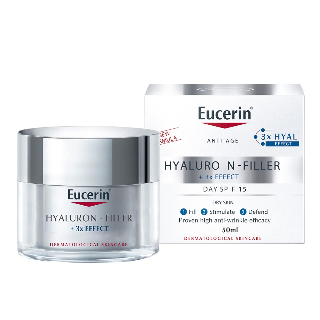 Eucerin, Hyaluron-Filler Day Care for Dry Skin, Anti-aging day cream for dry skin, 50ml