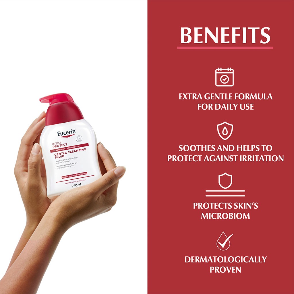 Eucerin, pH5 Intim-Protect, Gentle intimate wash for sensitive skin, 250ml
